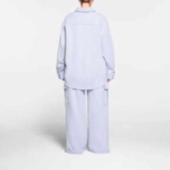 SKIMS Light Blue Long Sleeve Jacket - Picture 6 of 8